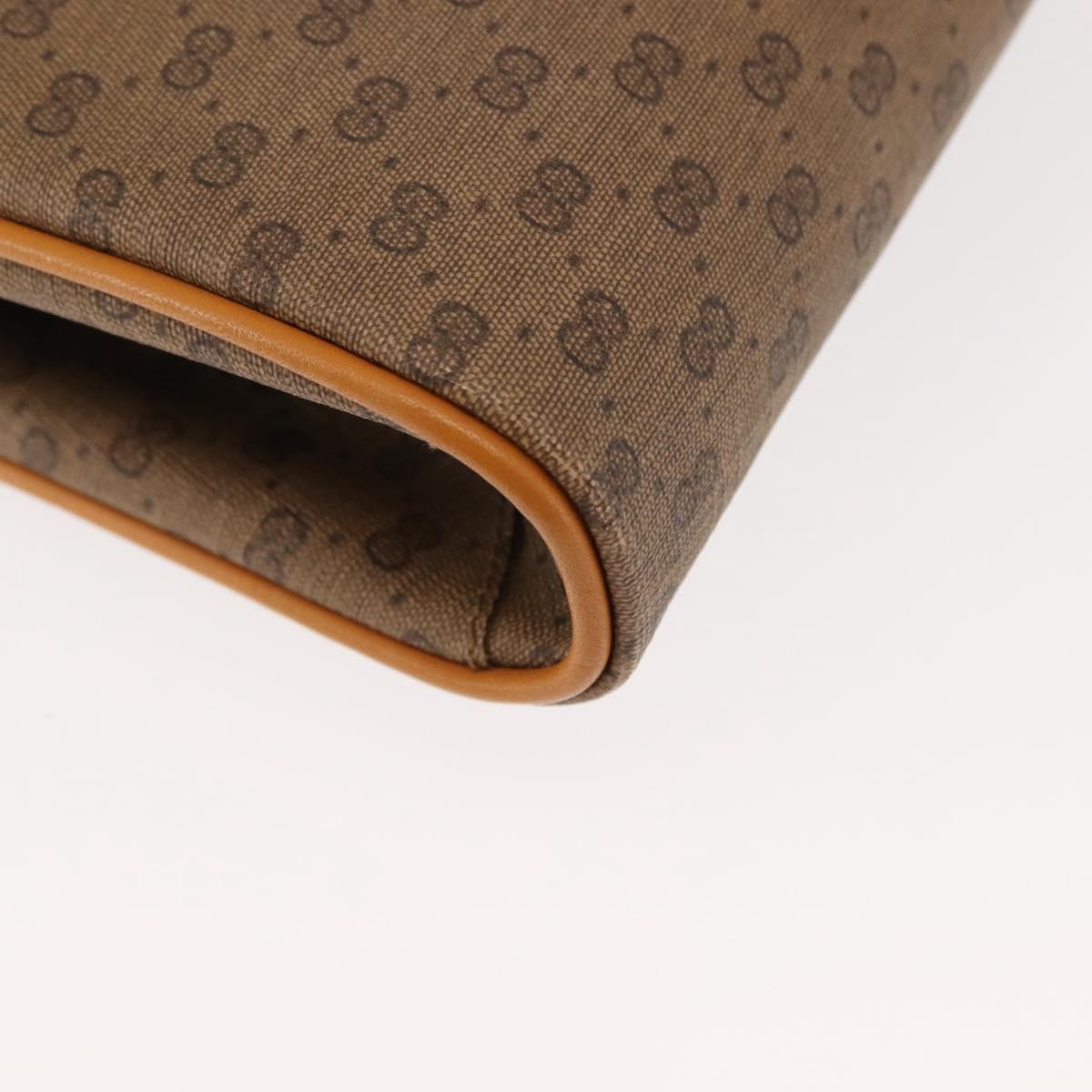 GUCCI Micro GG Supreme Shoulder Bag PVC Beige Gold 004 261 1923 Auth ep10957