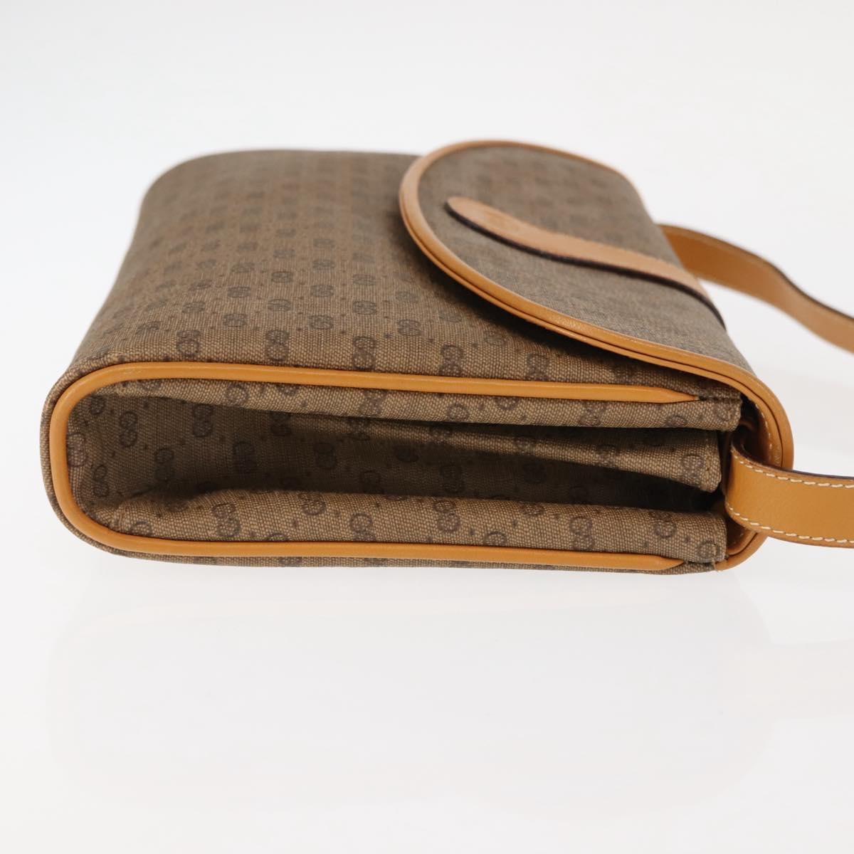 GUCCI Micro GG Supreme Shoulder Bag PVC Beige Gold 004 261 1923 Auth ep10957