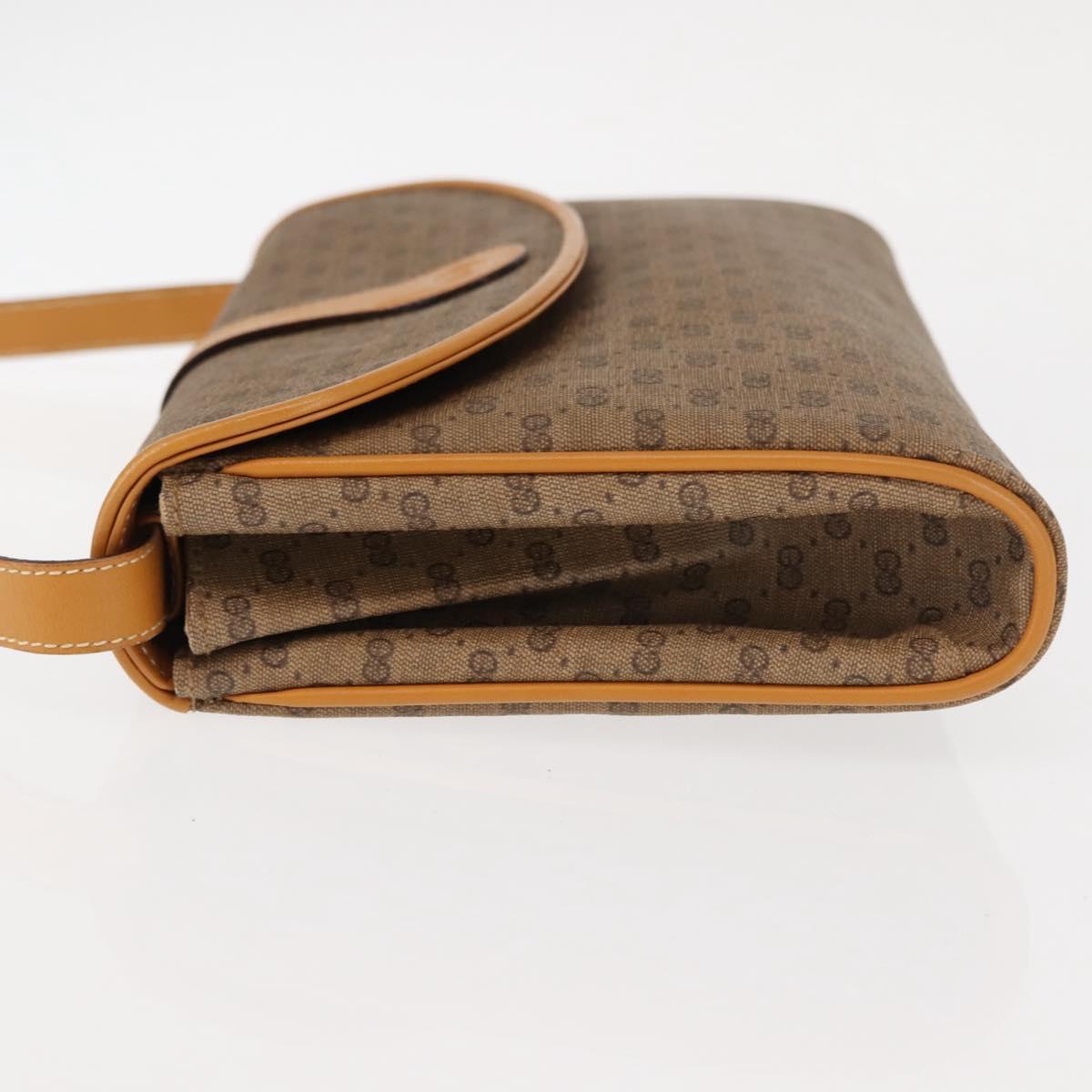 GUCCI Micro GG Supreme Shoulder Bag PVC Beige Gold 004 261 1923 Auth ep10957