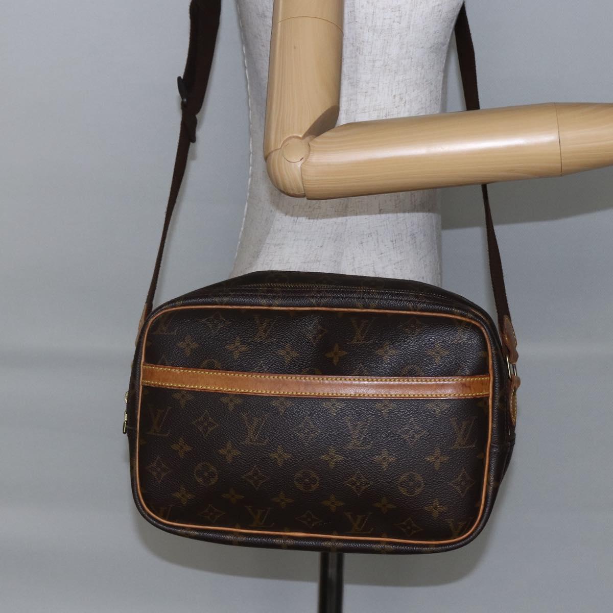 LOUIS VUITTON Monogram Reporter PM Shoulder Bag M45254 LV Auth ep10962