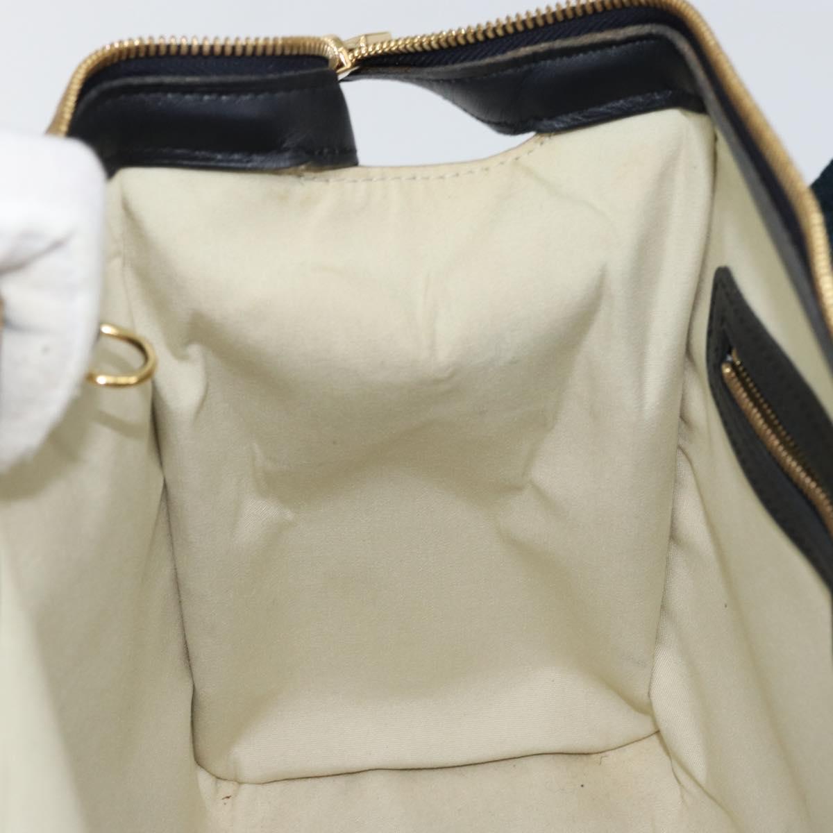 LOUIS VUITTON Monogram Mini Josephine PM Hand Bag Blue M92049 LV Auth ep10965