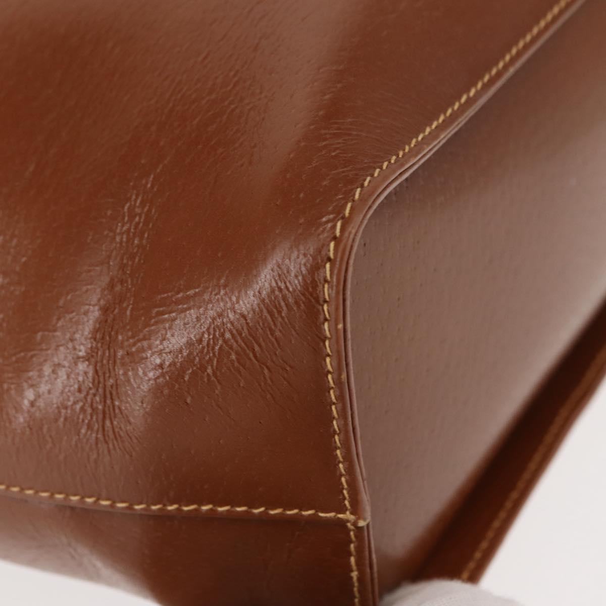 GUCCI Shoulder Bag Leather Brown Auth ep10968