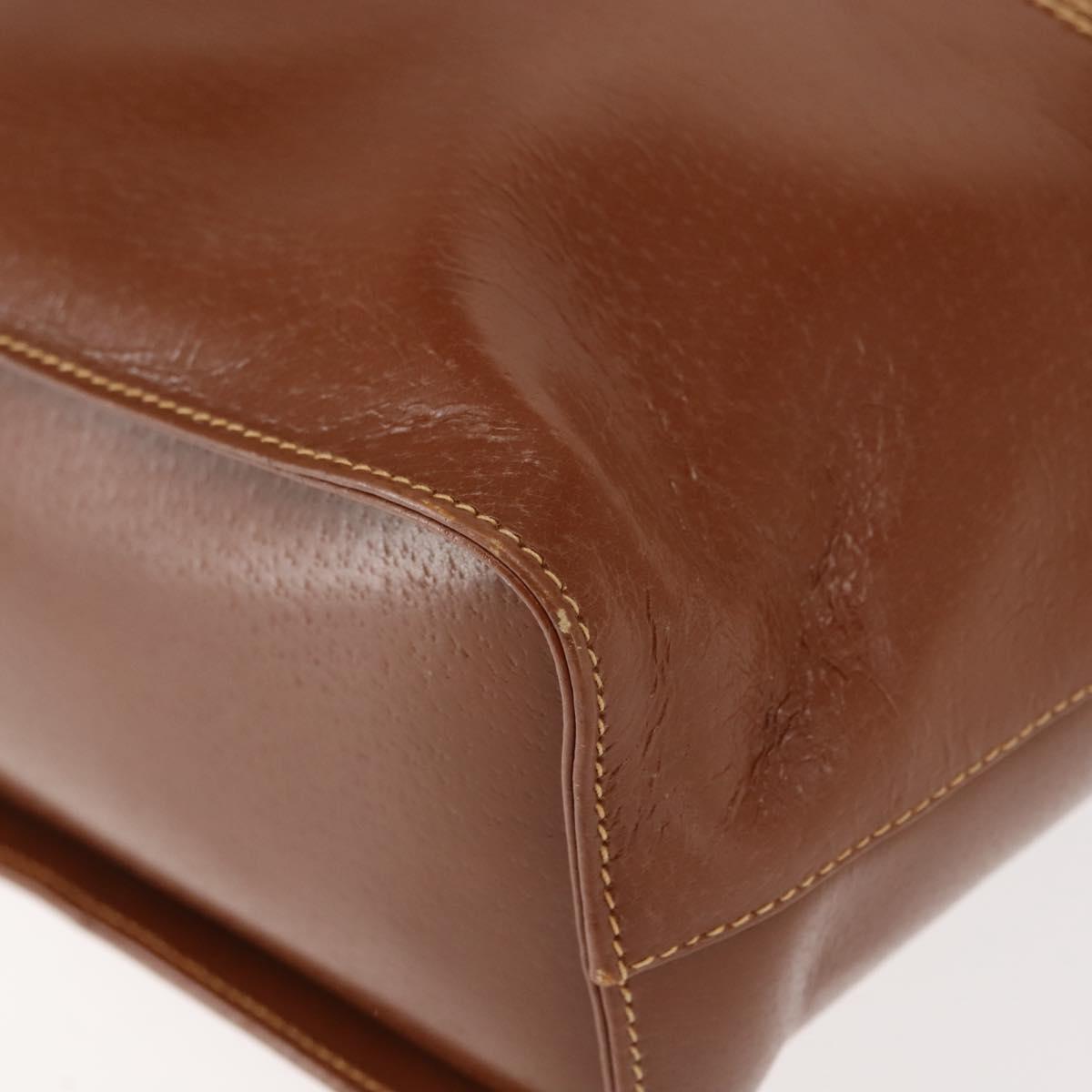 GUCCI Shoulder Bag Leather Brown Auth ep10968