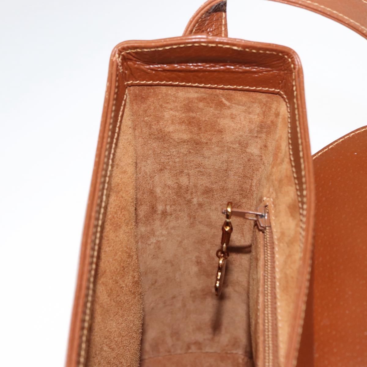 GUCCI Shoulder Bag Leather Brown Auth ep10968