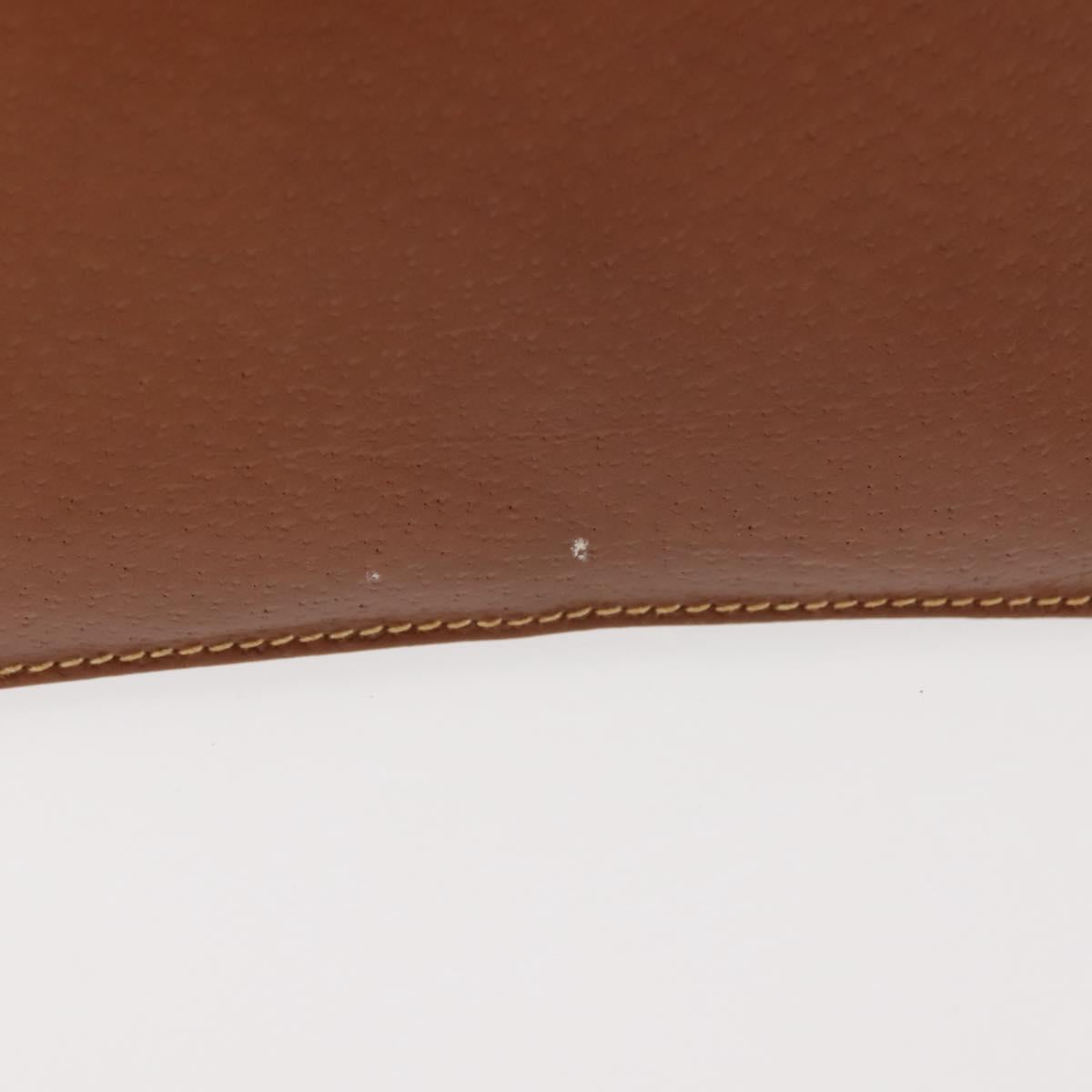 GUCCI Shoulder Bag Leather Brown Auth ep10968