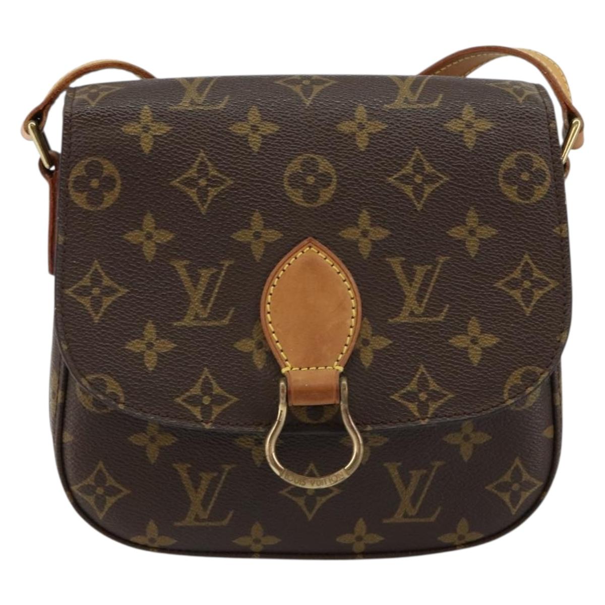 LOUIS VUITTON Monogram Saint Cloud MM Shoulder Bag M51243 LV Auth ep10974