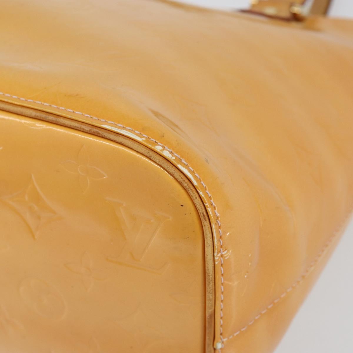 LOUIS VUITTON Monogram Vernis Houston Hand Bag Pink M91302 LV Auth ep10978
