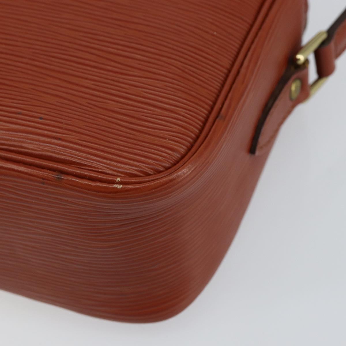 LOUIS VUITTON Epi Trocadero 27 Shoulder Bag Brown M52313 LV Auth ep10982