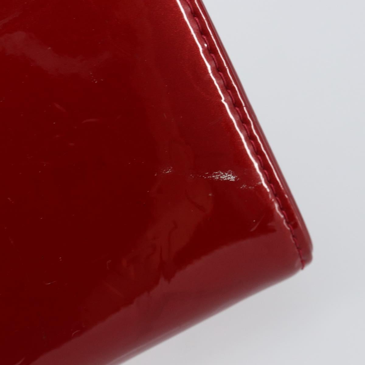 LOUIS VUITTON Monogram Vernis Roxbury Drive Bag 2way Red M91987 LV Auth ep10983