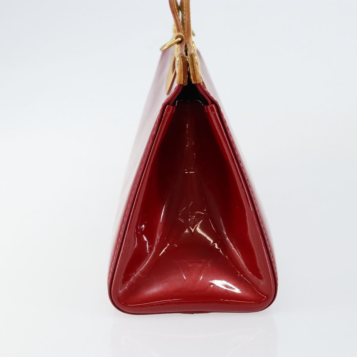 LOUIS VUITTON Monogram Vernis Roxbury Drive Bag 2way Red M91987 LV Auth ep10983