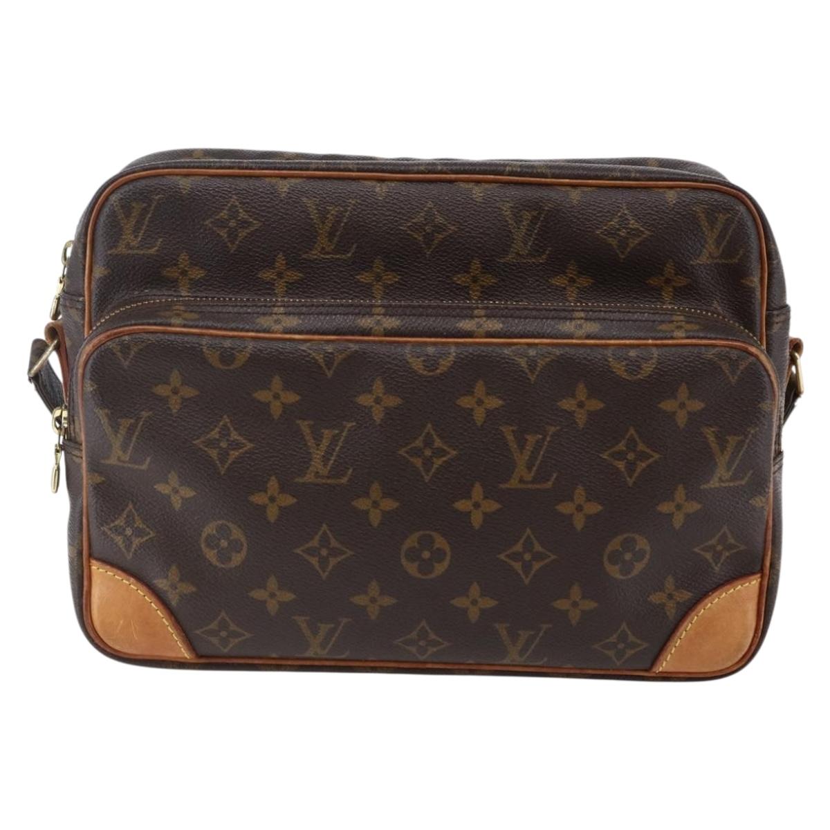 LOUIS VUITTON Monogram Nile Shoulder Bag M45244 LV Auth ep10984