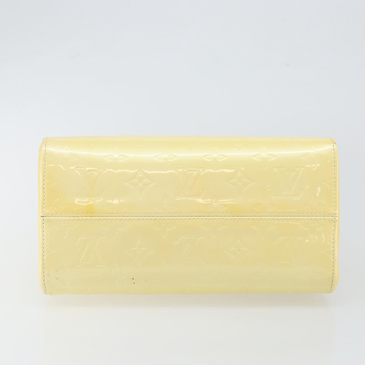 LOUIS VUITTON Monogram Vernis Maple drive Hand Bag Perle M91376 LV Auth ep10990