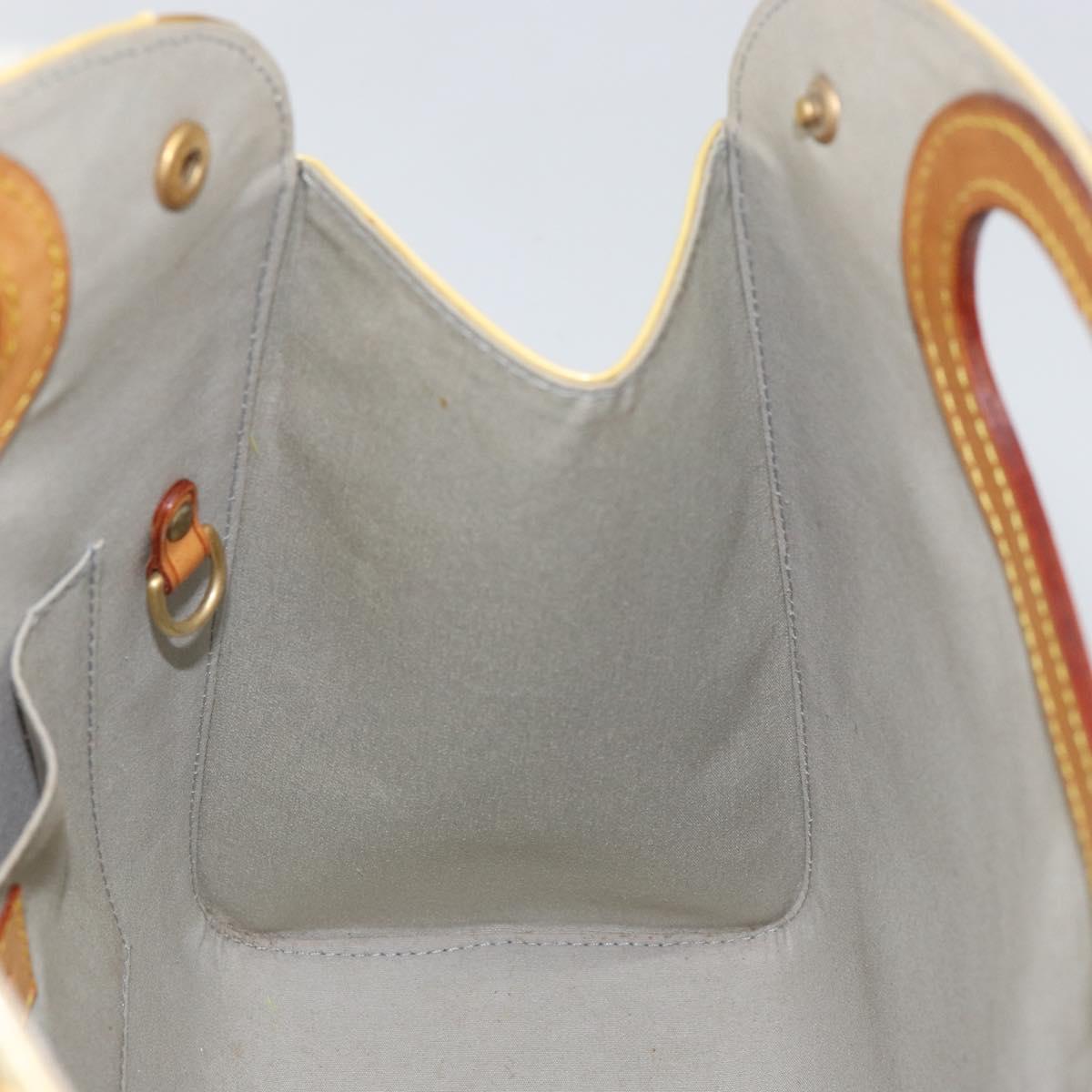 LOUIS VUITTON Monogram Vernis Maple drive Hand Bag Perle M91376 LV Auth ep10990