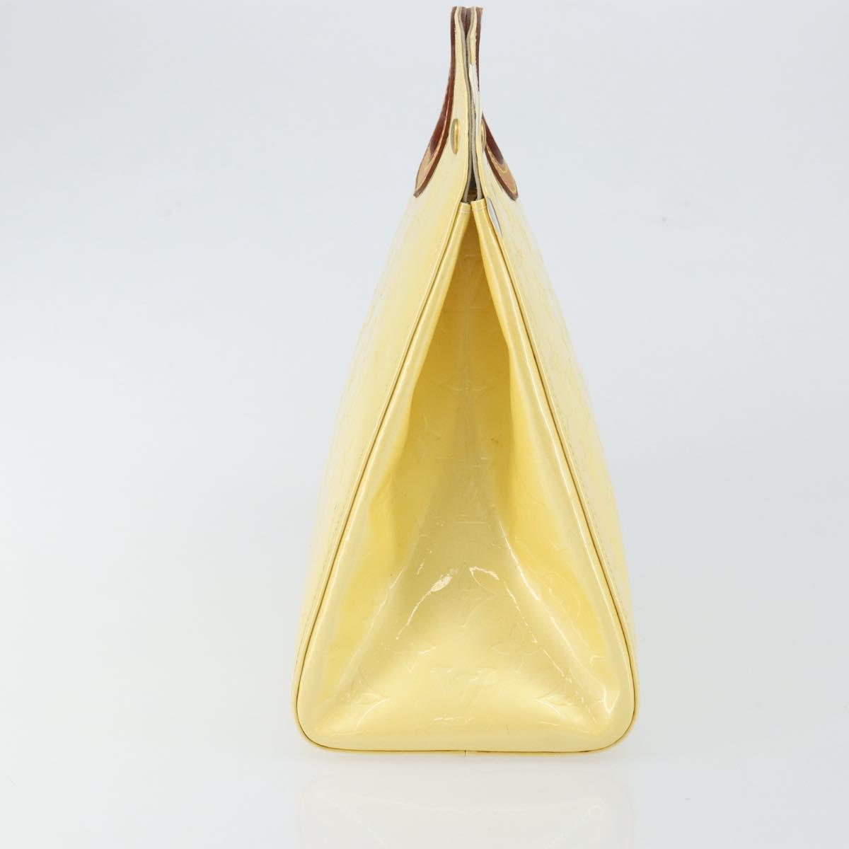 LOUIS VUITTON Monogram Vernis Maple drive Hand Bag Perle M91376 LV Auth ep10990