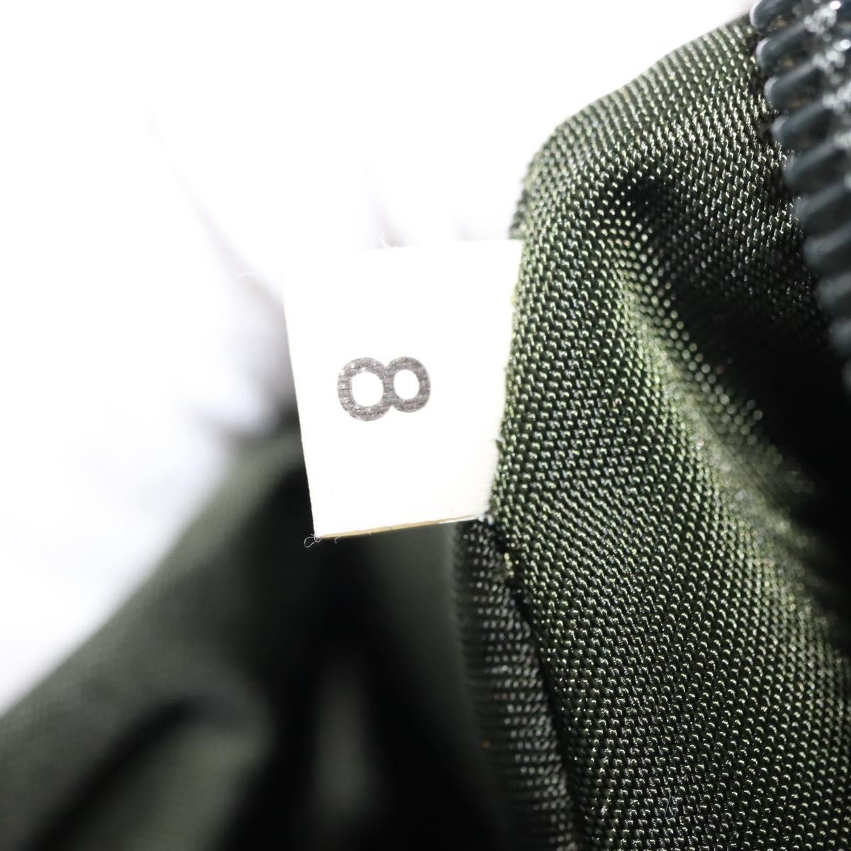 PRADA Accessory Pouch Nylon Khaki Auth ep10991