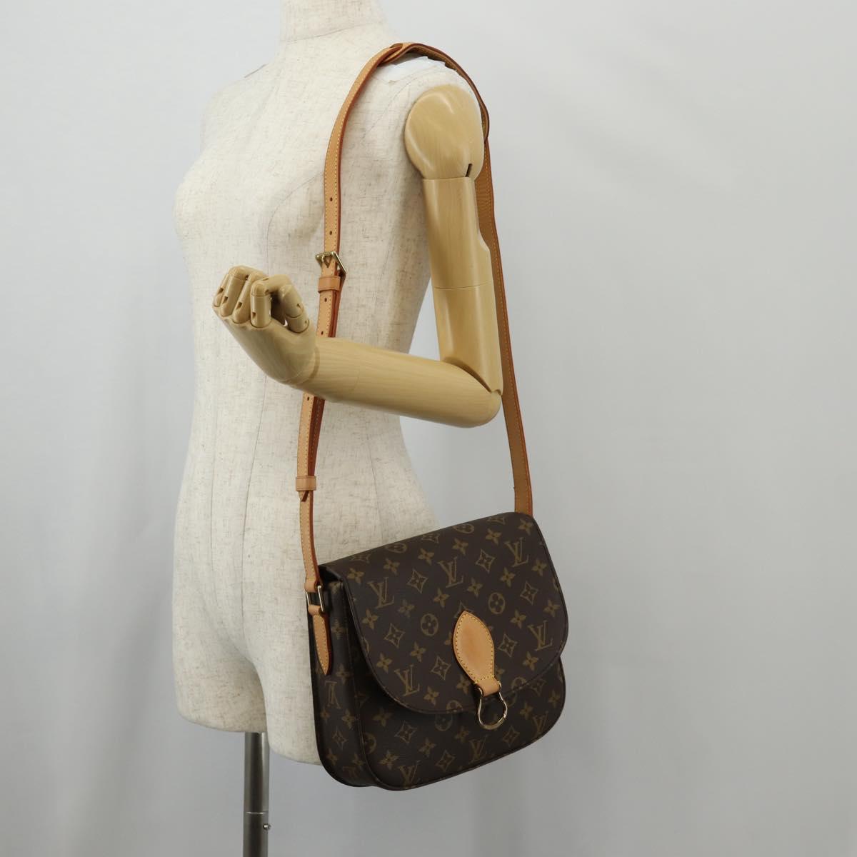 LOUIS VUITTON Monogram Saint Cloud GM Shoulder Bag M51242 LV Auth ep10998V