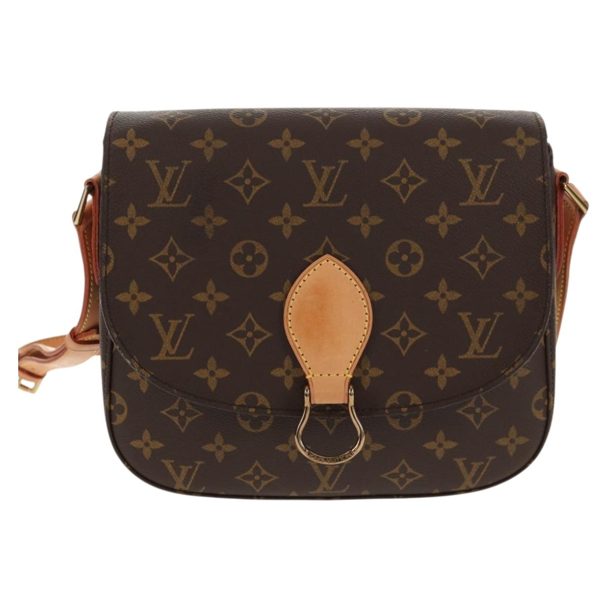 LOUIS VUITTON Monogram Saint Cloud GM Shoulder Bag M51242 LV Auth ep10998A