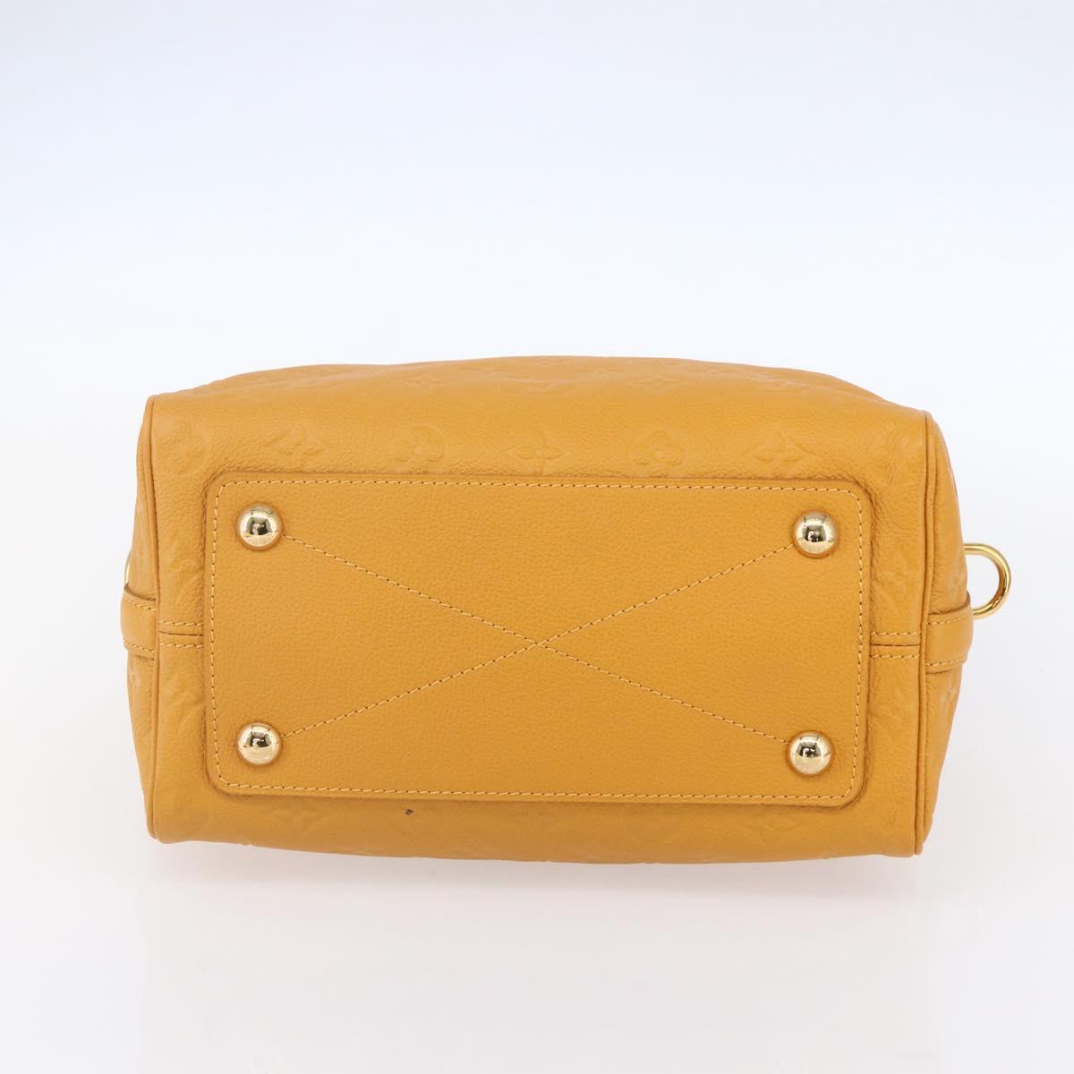 LOUIS VUITTON Empreinte Speedy Bandouliere 25 Bag Saffron M40904 LV Auth ep10999