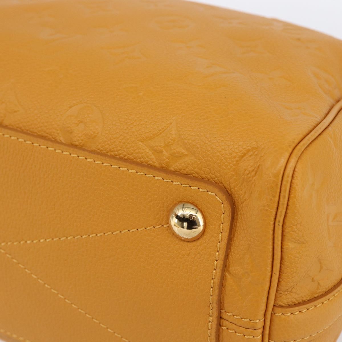 LOUIS VUITTON Empreinte Speedy Bandouliere 25 Bag Saffron M40904 LV Auth ep10999