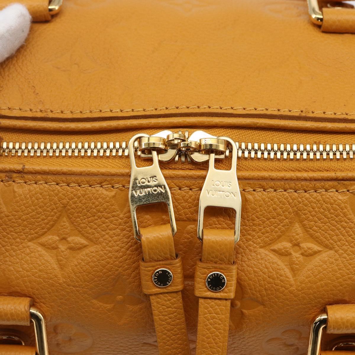 LOUIS VUITTON Empreinte Speedy Bandouliere 25 Bag Saffron M40904 LV Auth ep10999
