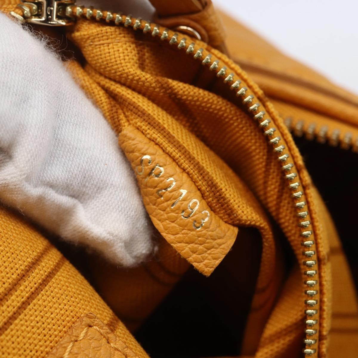 LOUIS VUITTON Empreinte Speedy Bandouliere 25 Bag Saffron M40904 LV Auth ep10999