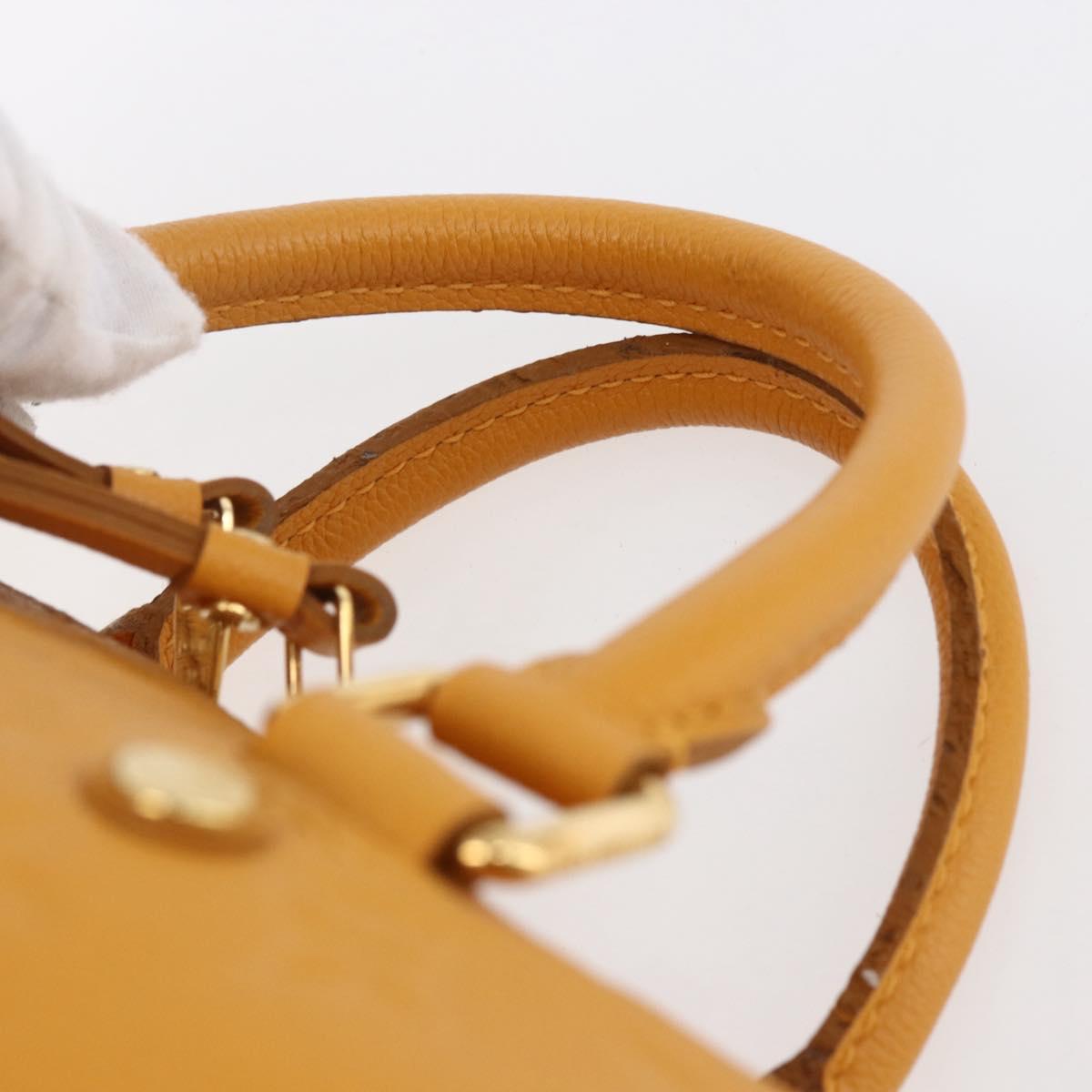 LOUIS VUITTON Empreinte Speedy Bandouliere 25 Bag Saffron M40904 LV Auth ep10999