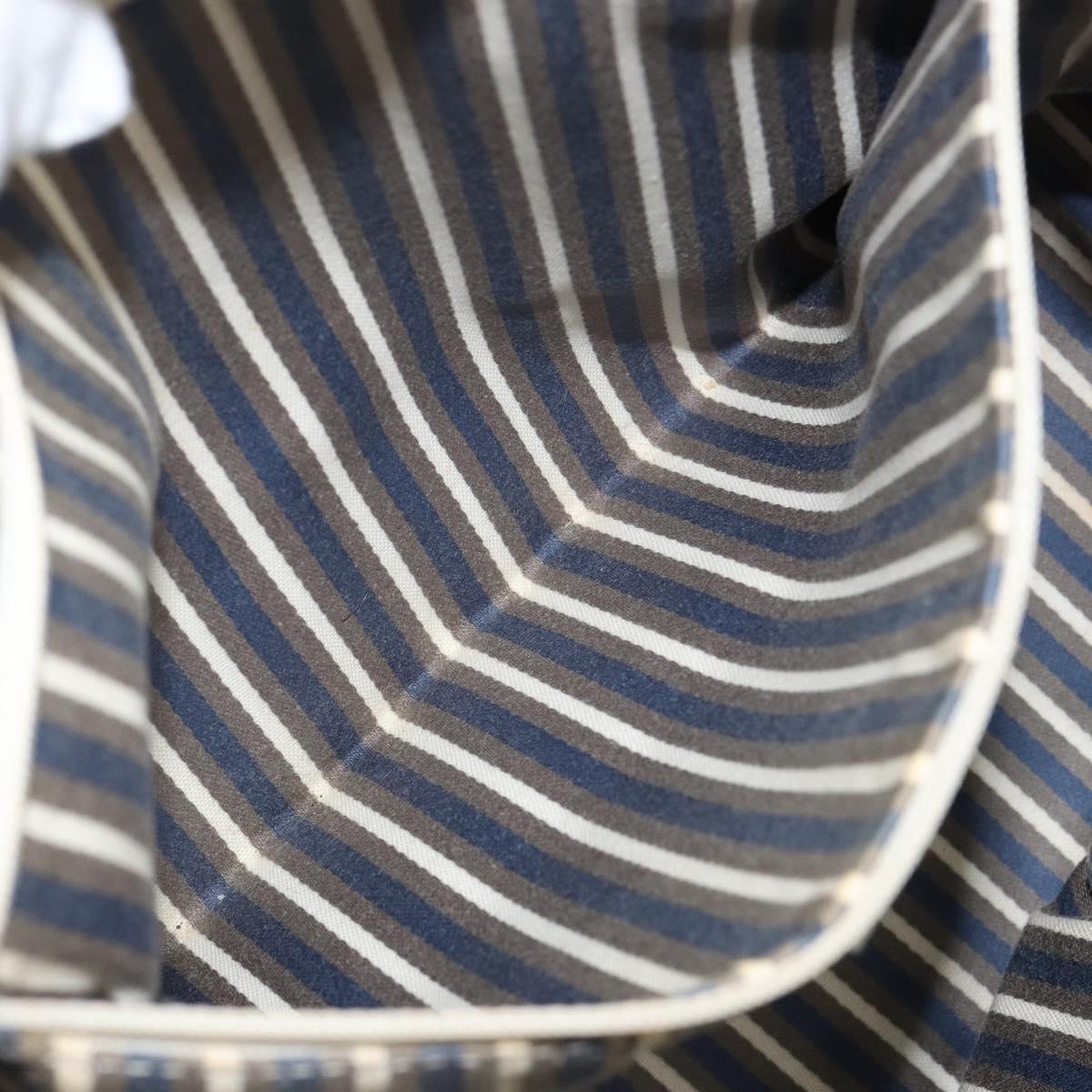 GUCCI GG Canvas Tote Bag Silver Gold 169946 Auth ep11002