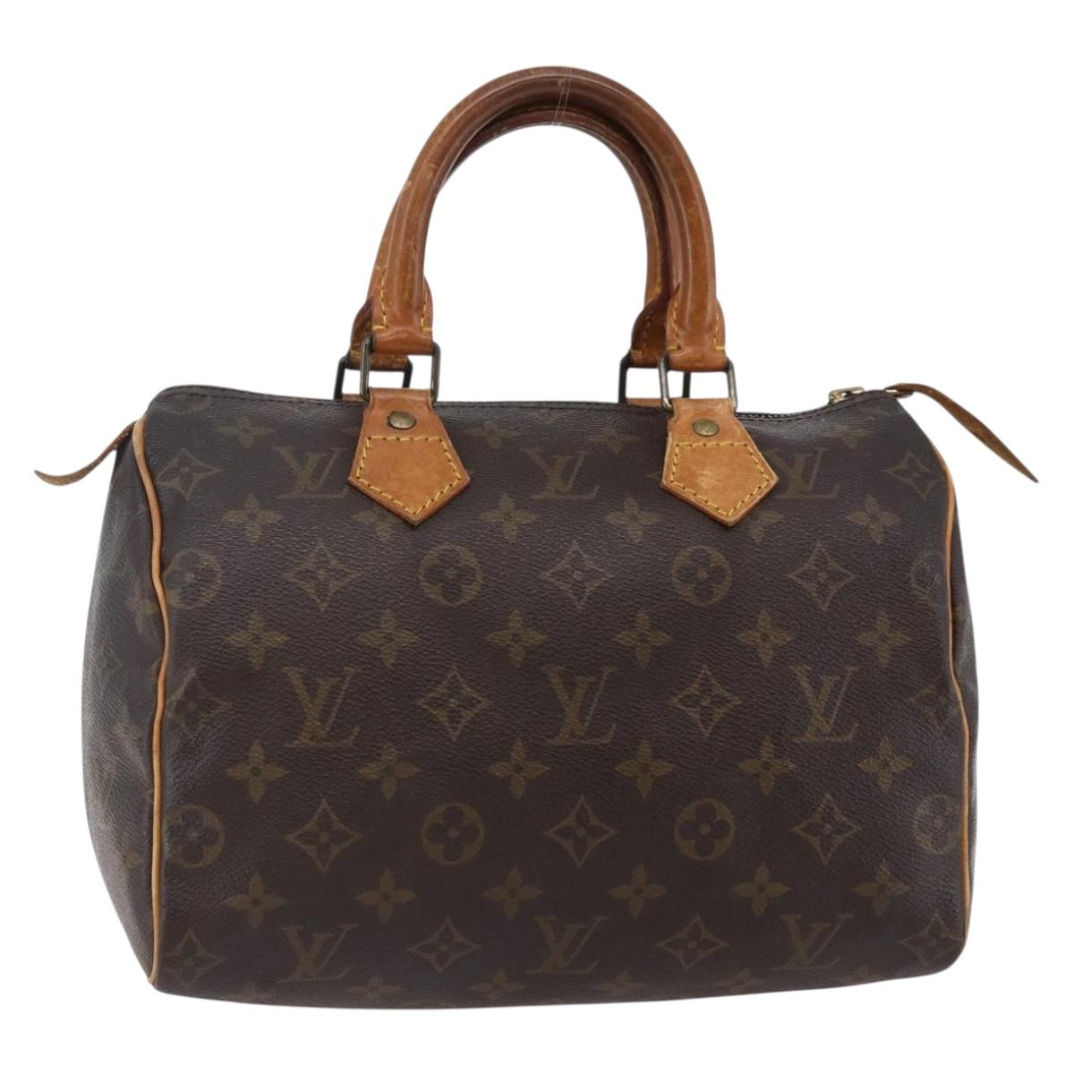 LOUIS VUITTON Monogram Speedy 25 Hand Bag M41528 LV Auth ep11003