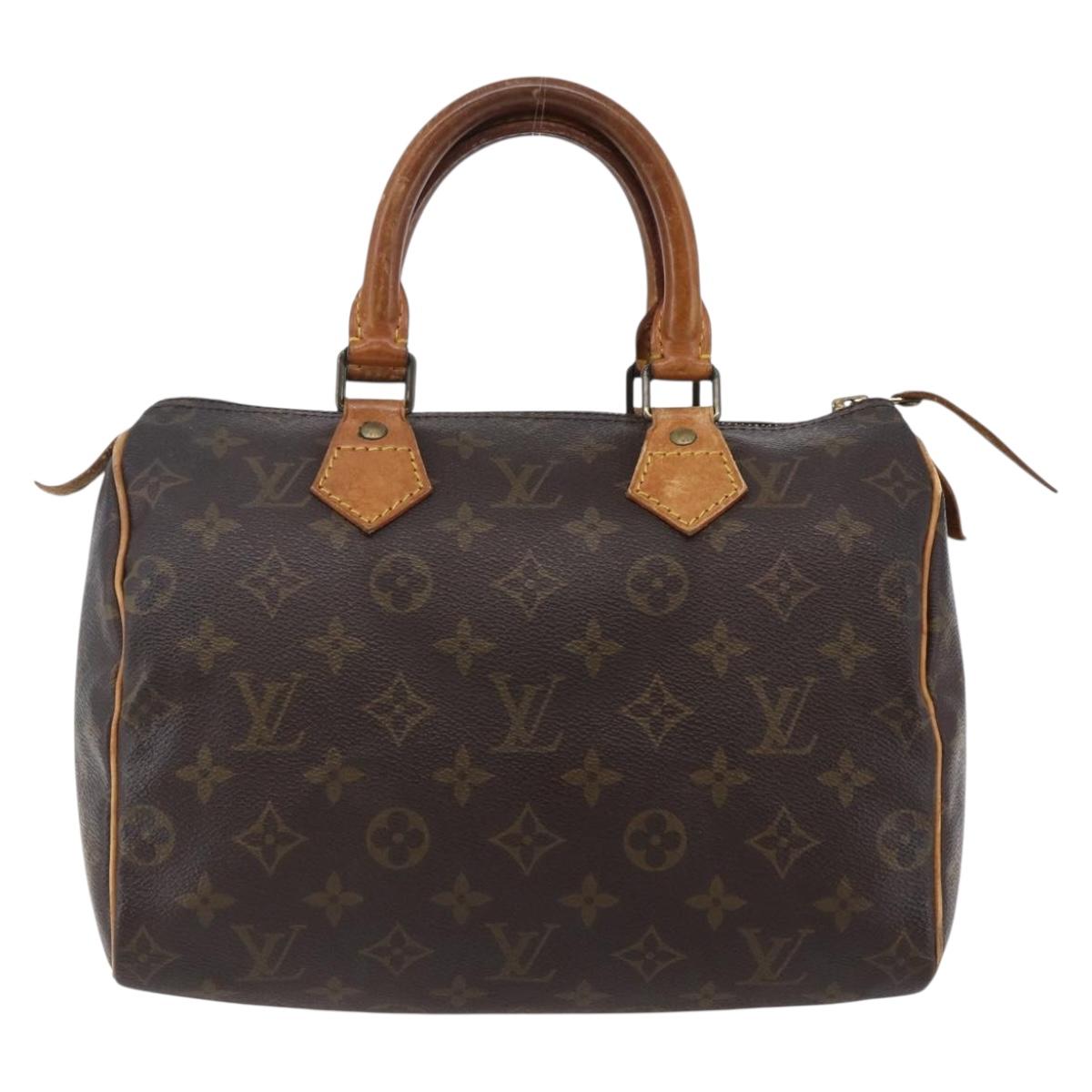 LOUIS VUITTON Monogram Speedy 25 Hand Bag M41528 LV Auth ep11003