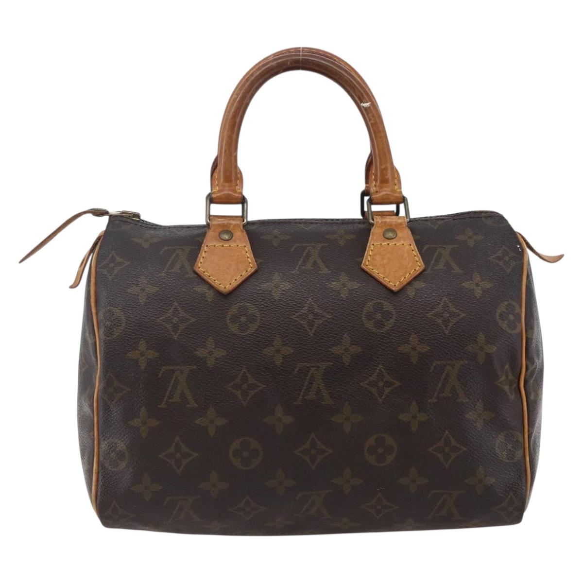 LOUIS VUITTON Monogram Speedy 25 Hand Bag M41528 LV Auth ep11003