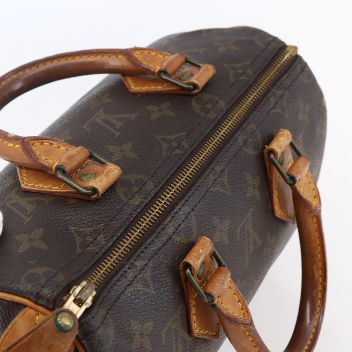 LOUIS VUITTON Monogram Speedy 25 Hand Bag M41528 LV Auth ep11003