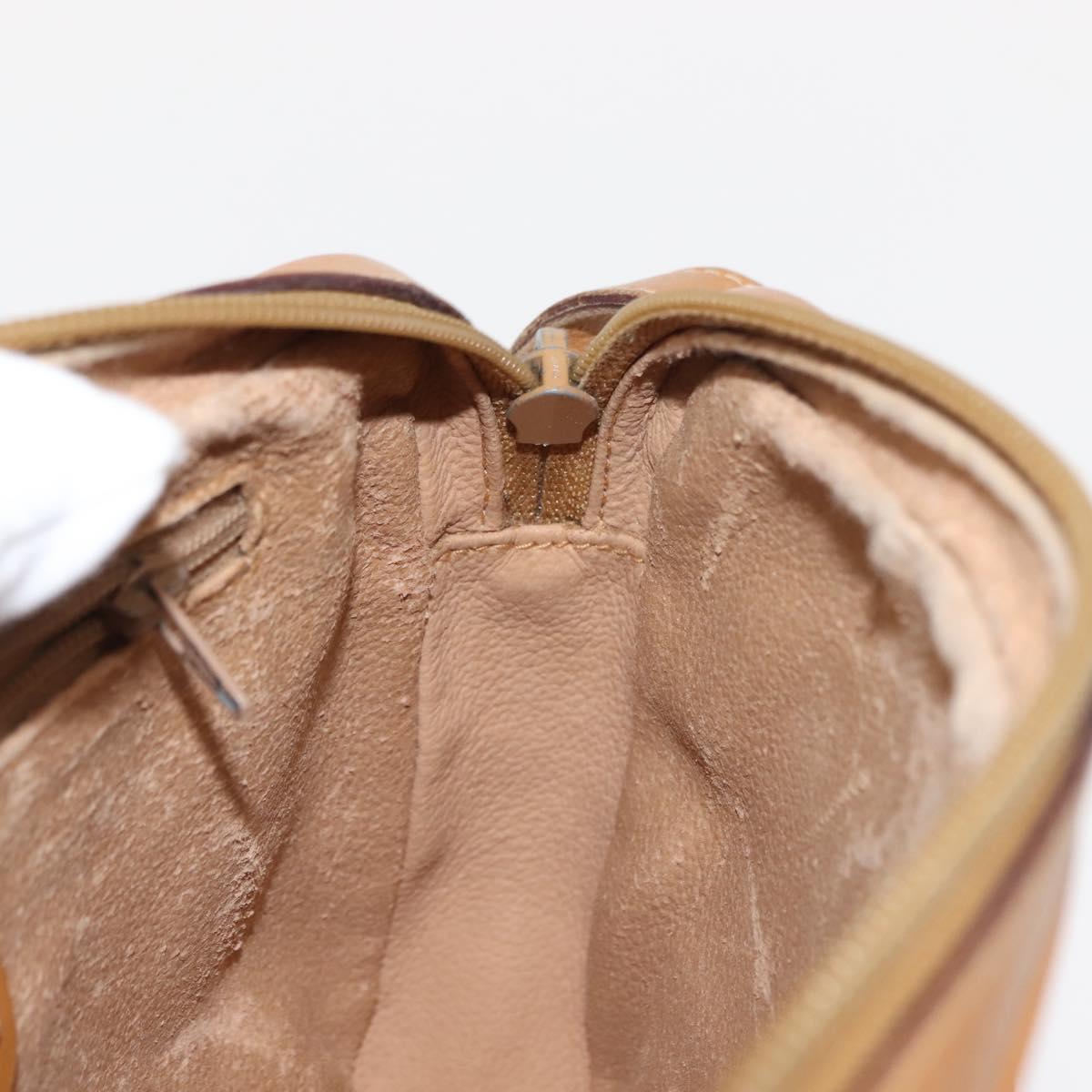 GUCCI Micro GG Supreme Shoulder Bag PVC Beige Gold 007 904 0095 Auth ep11014