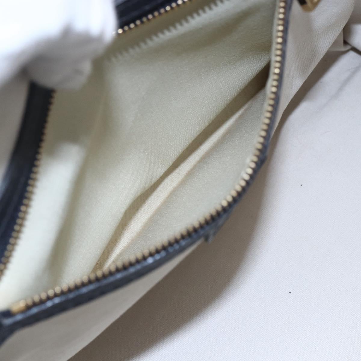 LOUIS VUITTON Monogram Mini Josephine PM Hand Bag Blue M92049 LV Auth ep11021