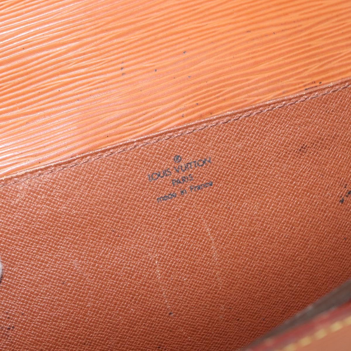 LOUIS VUITTON Epi Serviette Conseiller Briefcase Brown M54423 LV Auth ep11024