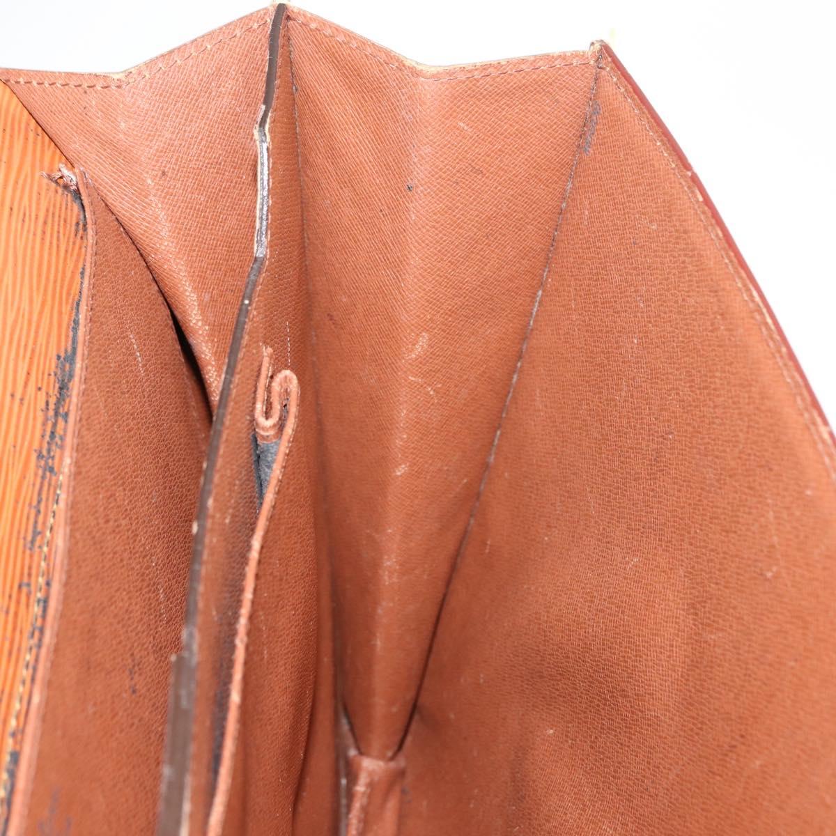 LOUIS VUITTON Epi Serviette Conseiller Briefcase Brown M54423 LV Auth ep11024