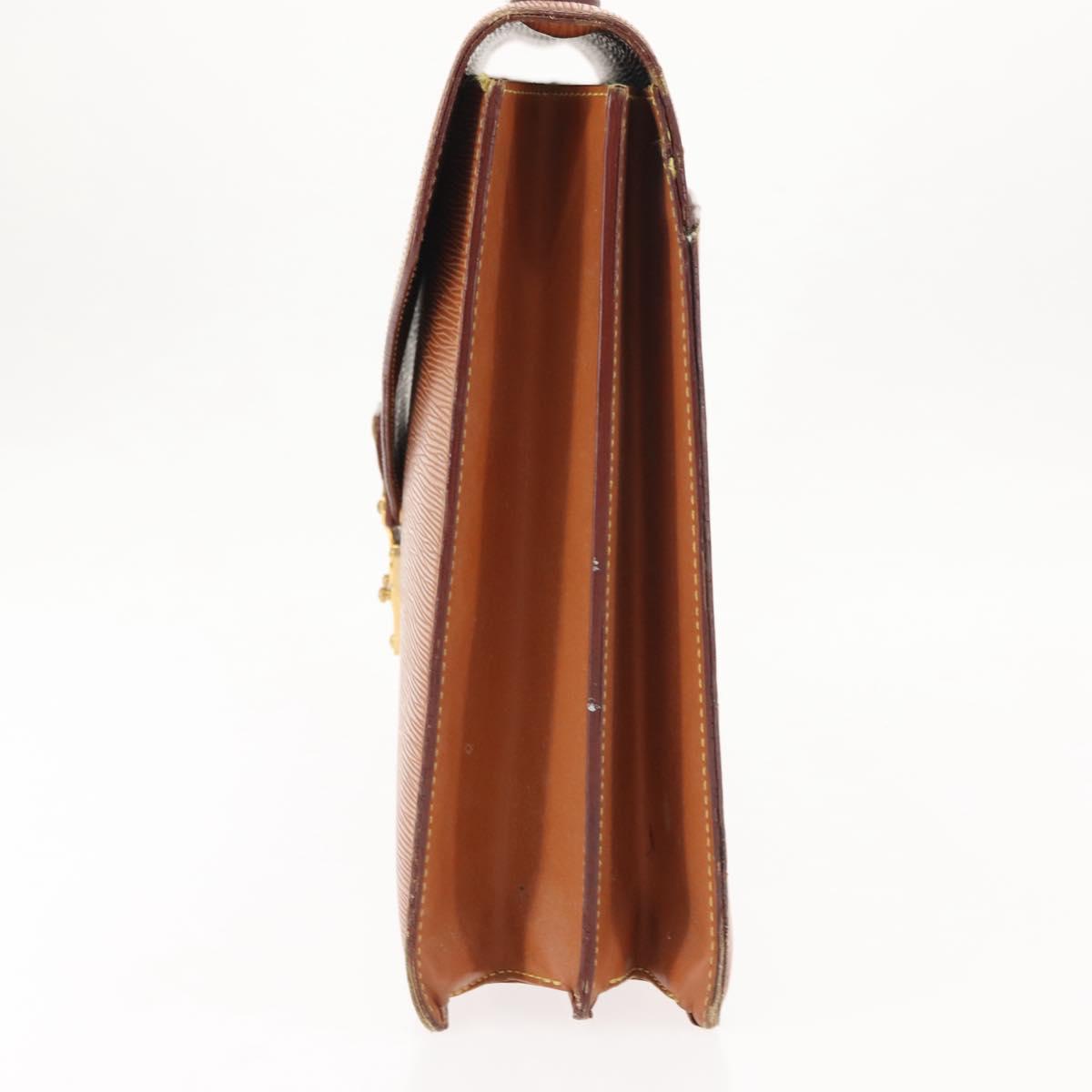 LOUIS VUITTON Epi Serviette Conseiller Briefcase Brown M54423 LV Auth ep11024