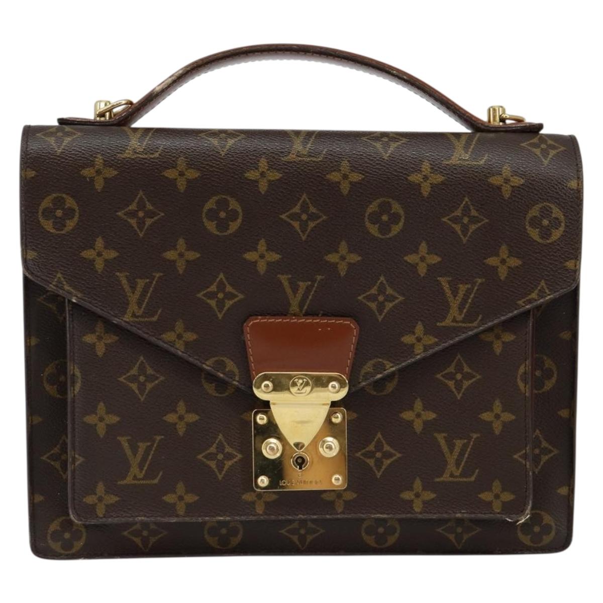 LOUIS VUITTON Monogram Monceau 28 Hand Bag M51185 LV Auth ep11025