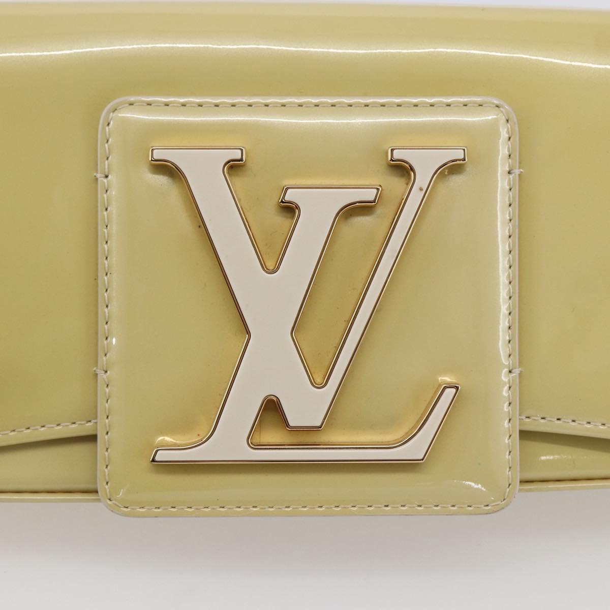 LOUIS VUITTON Monogram Vernis Pochette Sobie Bag Broncorail M93489 Auth ep11027A