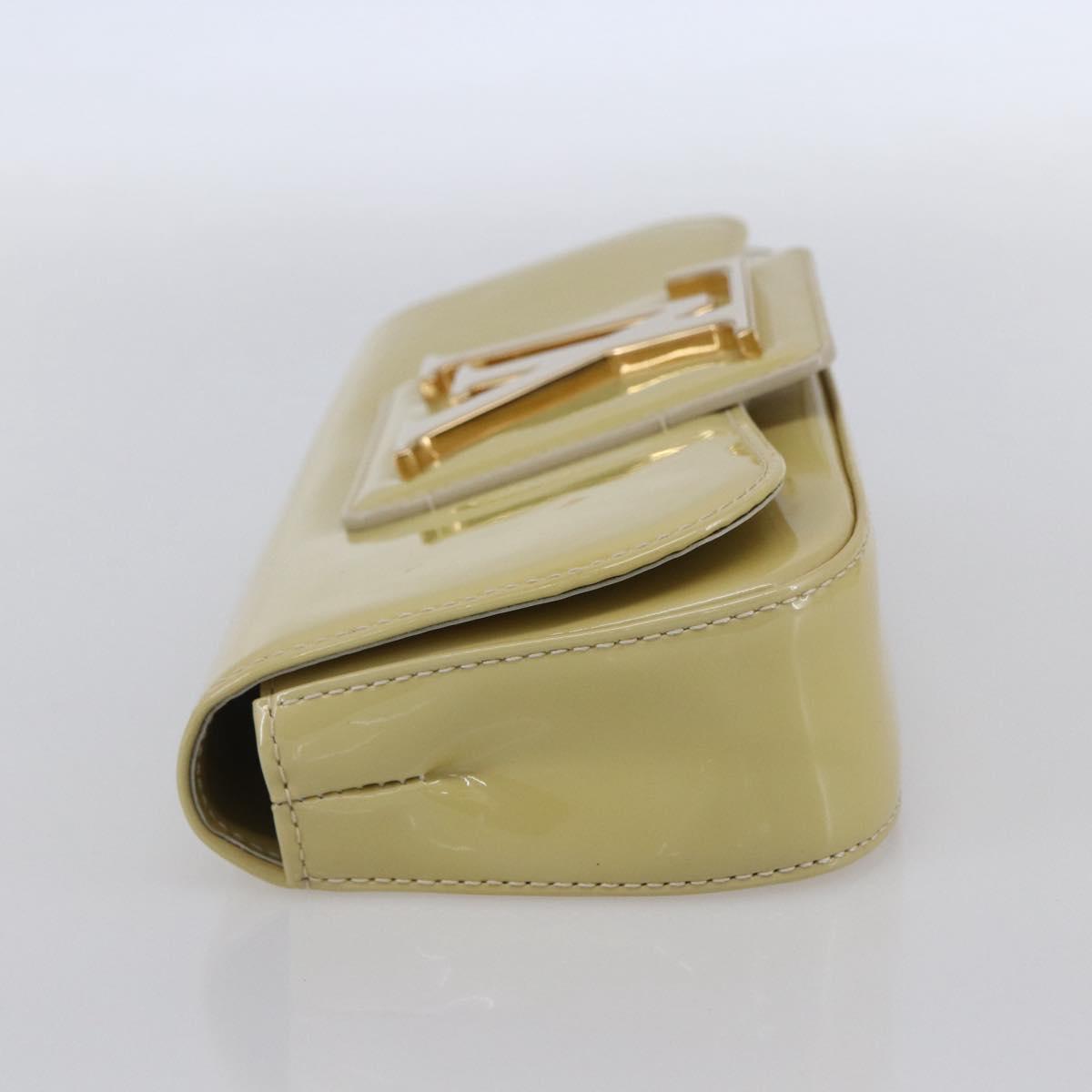 LOUIS VUITTON Monogram Vernis Pochette Sobie Bag Broncorail M93489 Auth ep11027A
