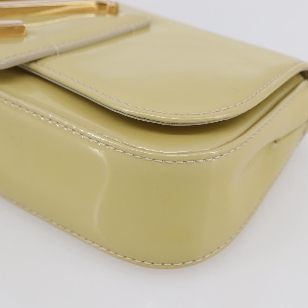 LOUIS VUITTON Monogram Vernis Pochette Sobie Bag Broncorail M93489 Auth ep11027A
