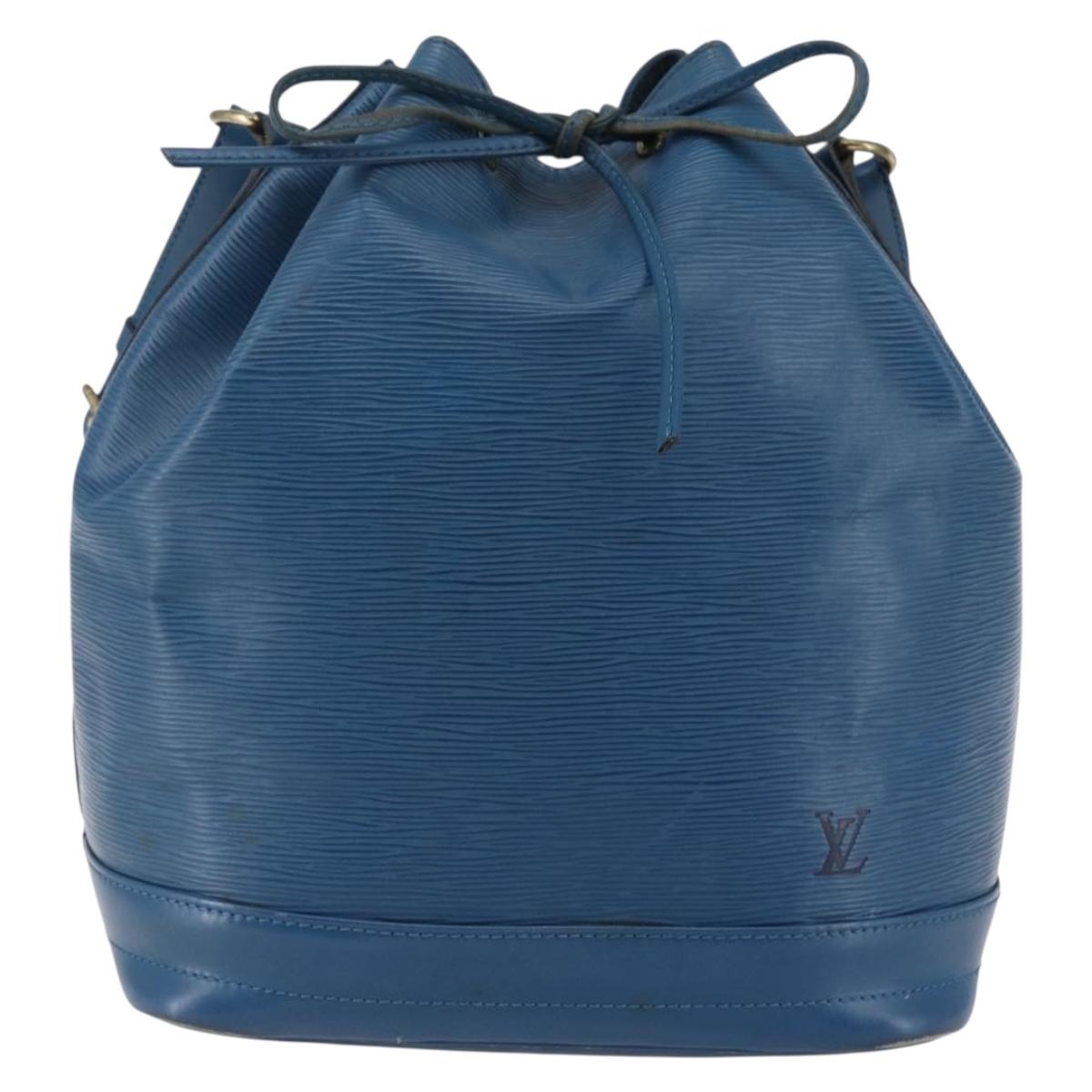 LOUIS VUITTON Epi Noe Shoulder Bag Toledo Blue M44005 LV Auth ep11028