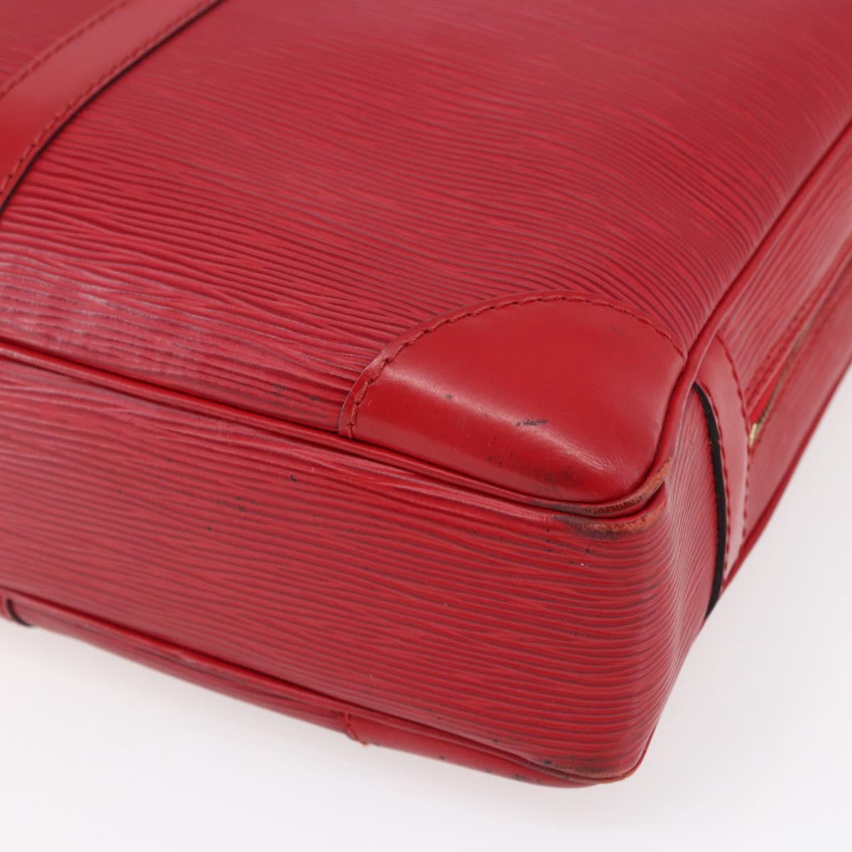 LOUIS VUITTON Epi Porte Documents Voyage Business Bag Red M54477 LV Auth ep11029