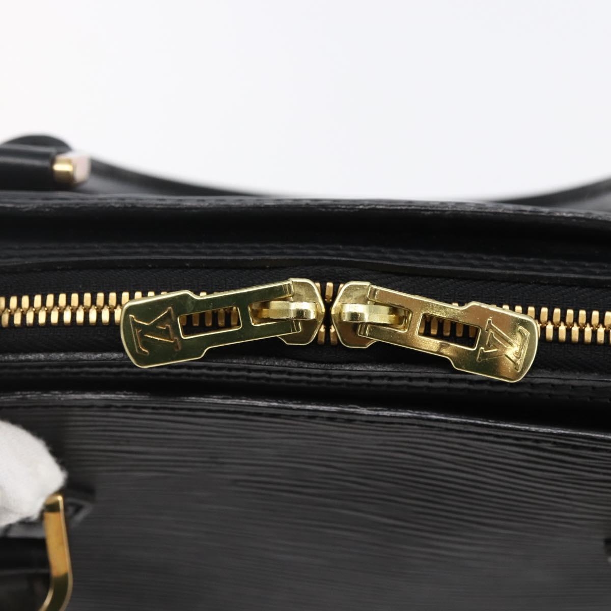 LOUIS VUITTON Epi Sorbonne Business Bag Black M54512 LV Auth ep11032