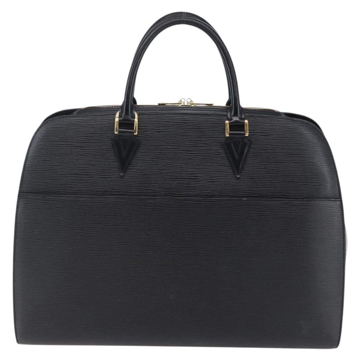 LOUIS VUITTON Epi Sorbonne Business Bag Black M54512 LV Auth ep11032