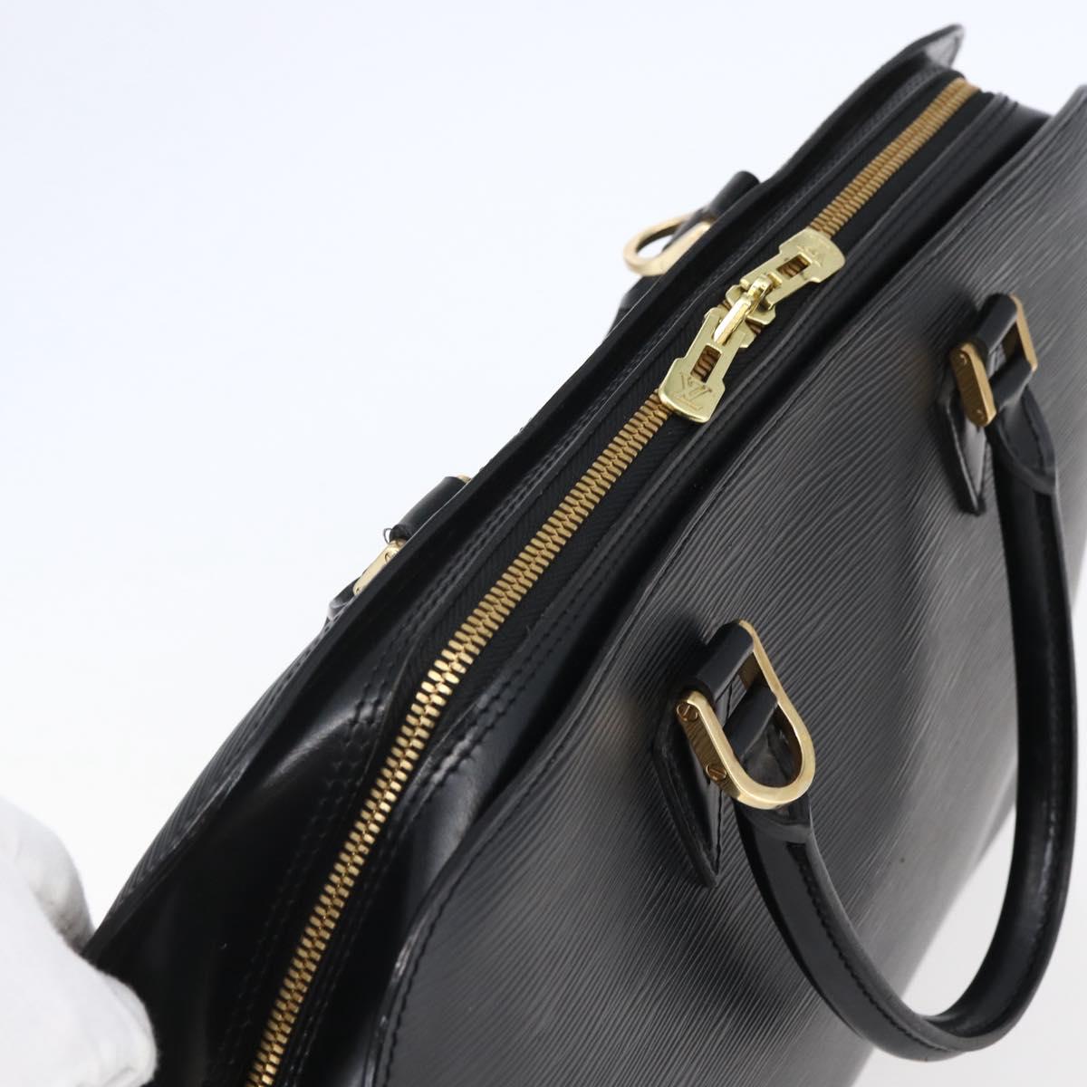 LOUIS VUITTON Epi Sorbonne Business Bag Black M54512 LV Auth ep11032