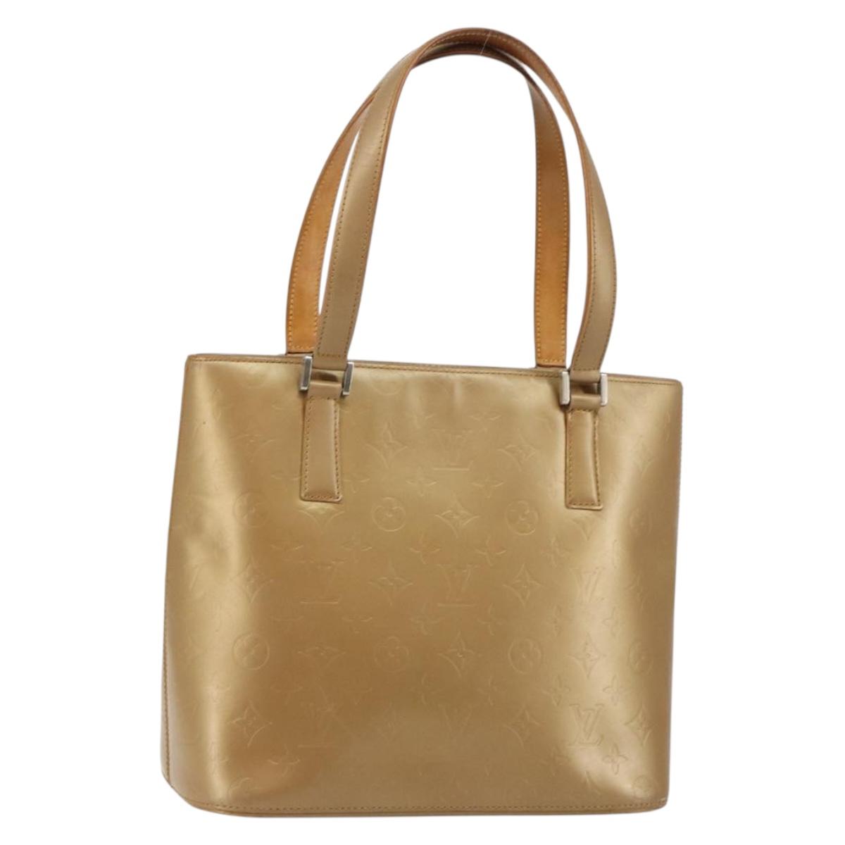 LOUIS VUITTON Monogram Mat Stockton Tote Bag Amble M55117 LV Auth ep11033