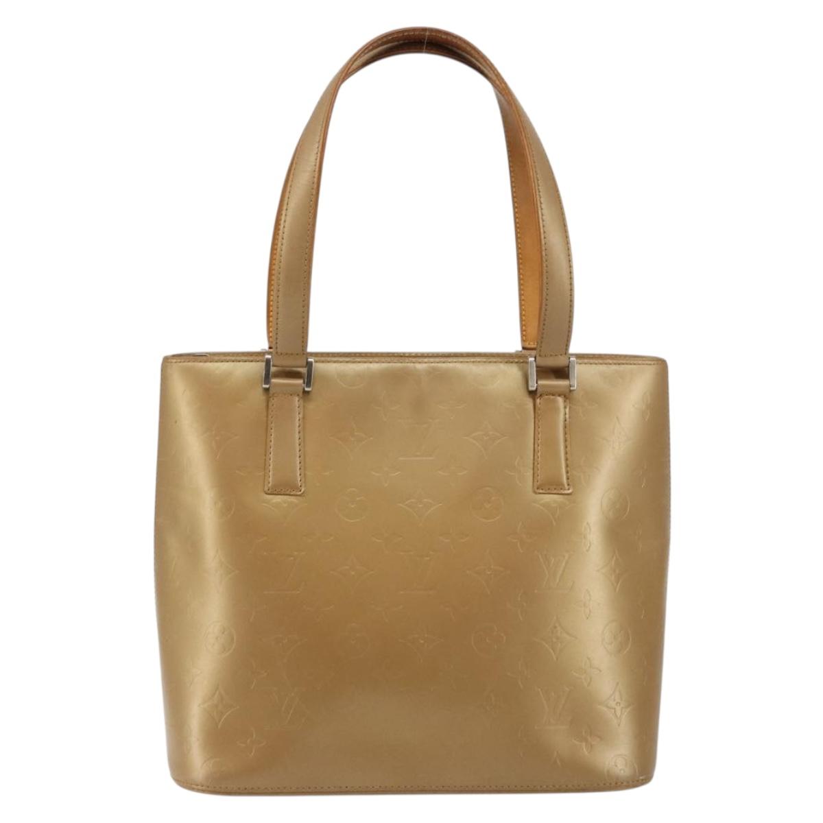 LOUIS VUITTON Monogram Mat Stockton Tote Bag Amble M55117 LV Auth ep11033