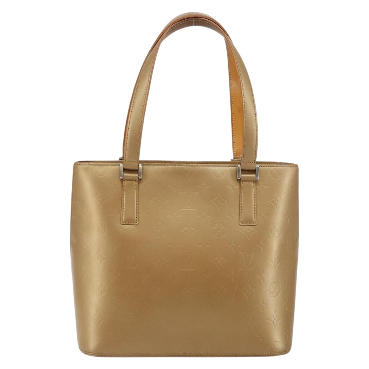 LOUIS VUITTON Monogram Mat Stockton Tote Bag Amble M55117 LV Auth ep11033