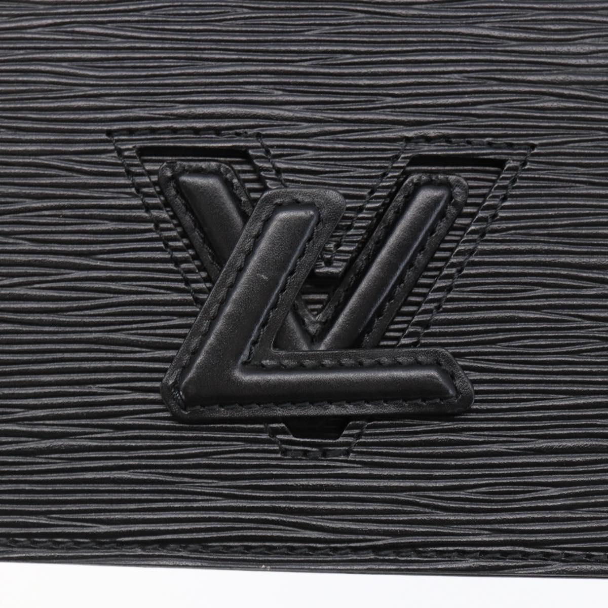 LOUIS VUITTON Epi Trapeze Clutch Bag Black M80165 LV Auth ep11036