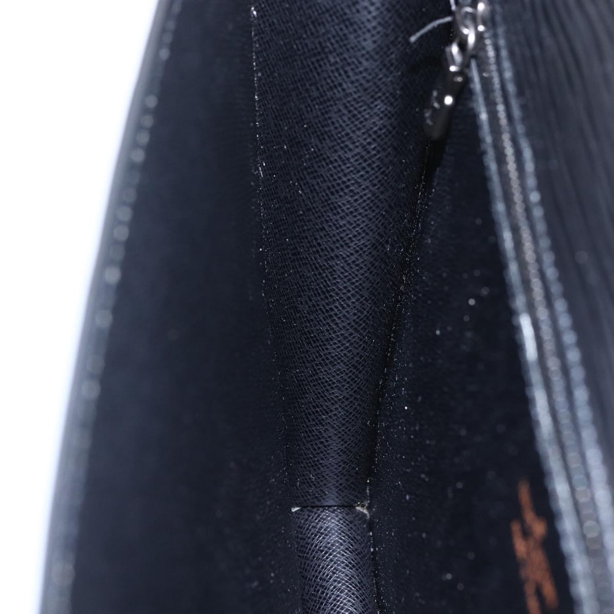 LOUIS VUITTON Epi Trapeze Clutch Bag Black M80165 LV Auth ep11036
